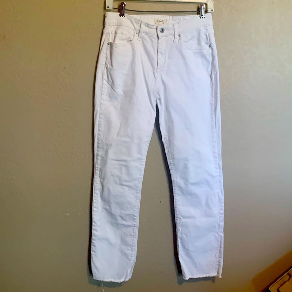 Jessica Simpson White Jeans, 28
